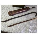 Crowbar, Hand Well Pump, Ammo Box