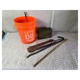 Crowbar, Hand Well Pump, Ammo Box