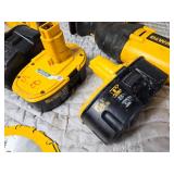 Lot of DeWalt 18v Tools: Reciprocating Saw, Impact Driver, Circular Saw, Light, 3 Batteries, No Charger