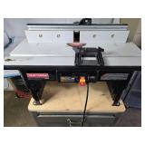 Craftsman Router Table on Rolling Bench with Locking Drawers (Key Included)