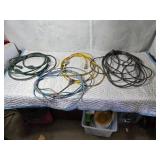Lot of Extension Cords, Some are taped and May or May Not Need Additional Repair