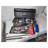 Mastercraft 26x11x8 1/2" Tool Box and Contents - See Pics, Crow Bar, File, Vice Grips and Much More