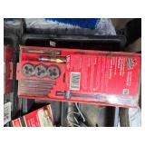 Mastercraft 26x11x8 1/2" Tool Box and Contents - See Pics, Crow Bar, File, Vice Grips and Much More