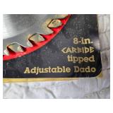8" Carbide Tipped Adjustable Dado