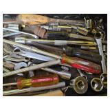 Stanley Tool Box with Tools - Wrenches, Ratchets and More