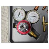 Torch and Gauge Set in Plastic Carry Case
