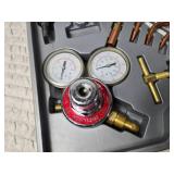 Torch and Gauge Set in Plastic Carry Case