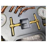 Torch and Gauge Set in Plastic Carry Case