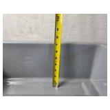 Lot of 5 Heavy Plastic Bus Bins for Storage and Organizing