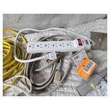 Large Lot of Electrical Supplies, Various Wire, Ext. Cords and more