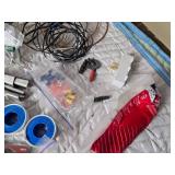 Large Lot of Electrical Supplies, Various Wire, Ext. Cords and more