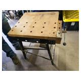 Folding Work Bench / Table with Side Clamp
