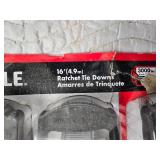 Lot of 3 Porter Cable Ratchet Straps