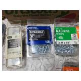 Large Lot of Different Screws and Fasteners
