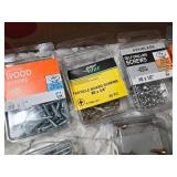 Large Lot of Different Screws and Fasteners