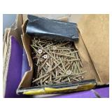 Large Lot of Different Screws and Fasteners