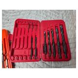 Miscellaneous Drill Bits in Cases - Sets are not complete