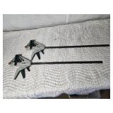 Lot of 2 MasterForce Bar Clamps 32"
