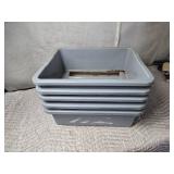 Lot of 5 Bussing Bins for Storage or Organizing
