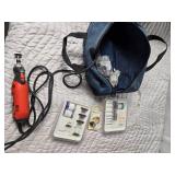 Black & Decker 3 Speed Rotary Tool with Extra Bits/Blades and Bag