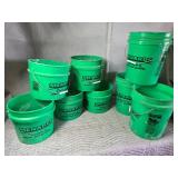 5 and 2 1/2 Gallon pails