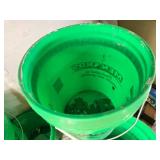 5 and 2 1/2 Gallon pails