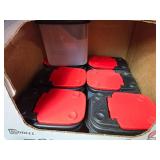 Lot of 8 Bits and Bolts Storage Containers