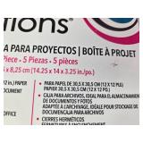 Lot of 5 Brand New Project and Craft Storage Boxes