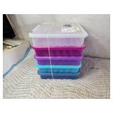 Lot of 5 Brand New Project and Craft Storage Boxes