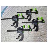 Lot of 4 - 6" Grip Bar Clamps