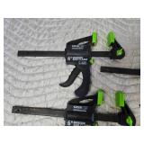 Lot of 4 - 6" Grip Bar Clamps