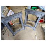 Pair of Plastic Folding Saw Horses