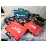 Milwaukee, Makita Empty Tool Boxes