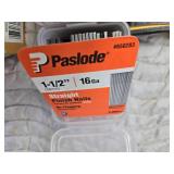 Partial Boxes of Finish Nails, Staples, Brad Nails