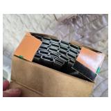 Partial Boxes of Finish Nails, Staples, Brad Nails