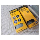 Partial Boxes of Finish Nails, Staples, Brad Nails