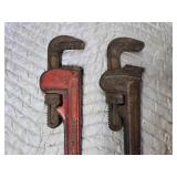 Pipe Wrenches and a Wrecking Bar