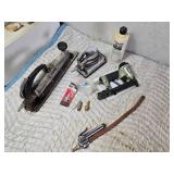 Pneumatic Sanders, Surebonder Stapler, Oil