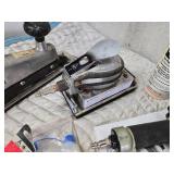 Pneumatic Sanders, Surebonder Stapler, Oil