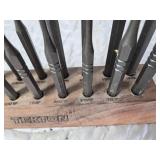 Tekton Punch Set with Wood Storage Base