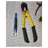 Bolt Cutter, Wire Strippers, Snap Ring Tool and others