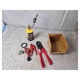 Small Torch, Pipe Cutters, Pex Tool