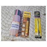 Lot of a Variety of Pencils, Markers, Sharpeners