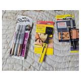 Lot of a Variety of Pencils, Markers, Sharpeners