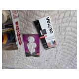 Flat of a Variety of Tapes, Some Rubber Hydraulic O Rings