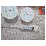 Flat of a Variety of Tapes, Some Rubber Hydraulic O Rings