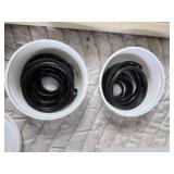 Flat of a Variety of Tapes, Some Rubber Hydraulic O Rings