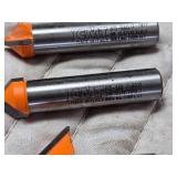 Lot of 5 Different CMT Router Bits