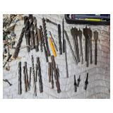 Large Lot of Misc. Drill Bits