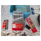 Large Lot of Misc. Drill Bits